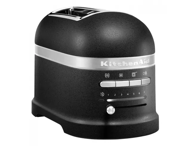 Φρυγανιέρα KitchenAid Artisan 5KMT2204EBK με ισχύ 1250W και χωρητικότητα 2 φέτες ψωμιού - Cast Iron Black5KMT2204EBK