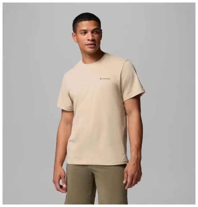Columbia CSC™ Basic Tee Ancient Fossil – Ανδρικό Βαμβακερό T-Shirt - 2154991-271