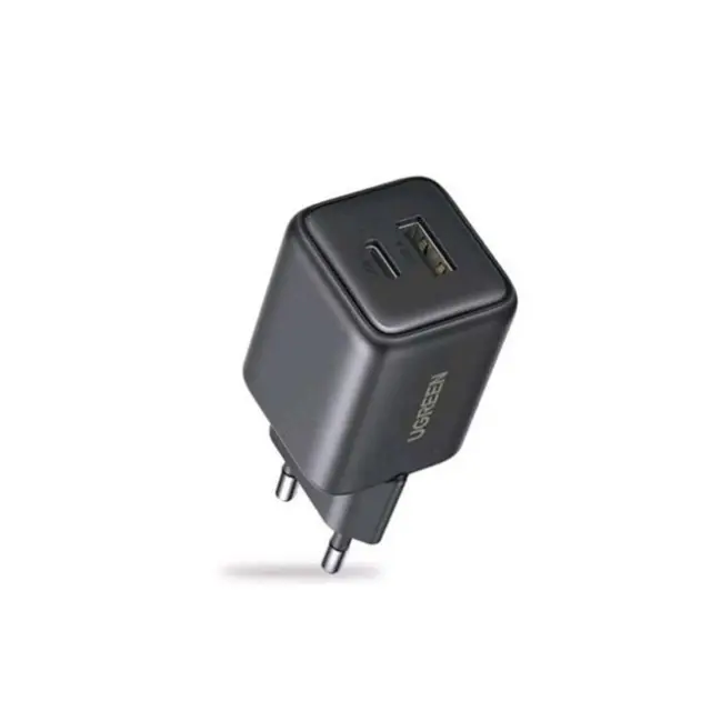 Ugreen Φορτιστής X514 1x USB-A 1x USB-C GaN 20W Black (65737)