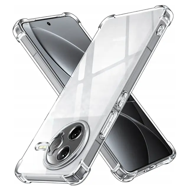 Techsuit - Shockproof Clear Silicone - Xiaomi Poco F7 Ultra - Clear