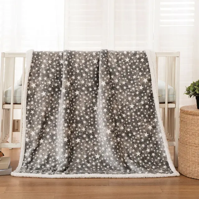 Κουβέρτα Αγκαλιάς 80x110 Beauty Home 5136 Grey 100% Πολυέστερ