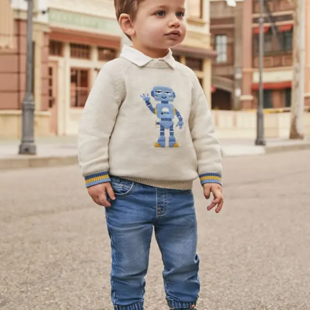 Baby 6 μηνών έως 4 ετών Παντελόνι jogger τζιν - 12M