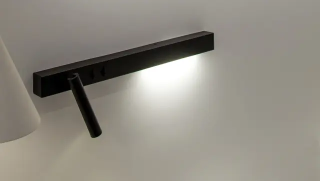 Olo 04230/B/W/60/L Φωτιστικό τοίχου led 60cm μαύρο αριστερό 2