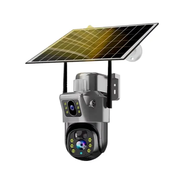 Ηλιακή κάμερα ασφαλείας IP - Dual - Security Camera - TP15 - 020317