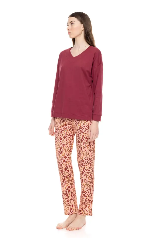 W1608 - Type - PYJAMA V SOFT PINK LEOPARD 2