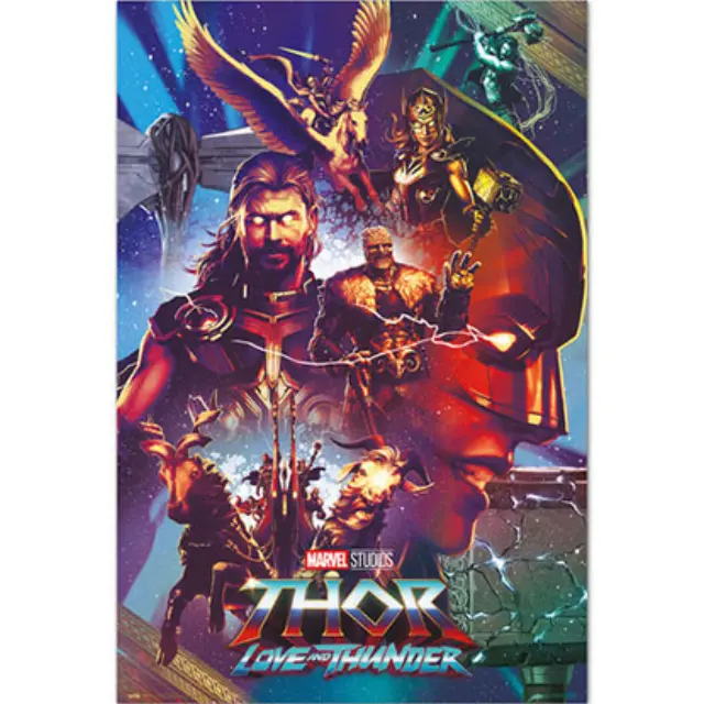 Grupo Eric Αφίσα MARVEL - Thor : Love and Thunder - Poster 61x91cm (GPE5660)