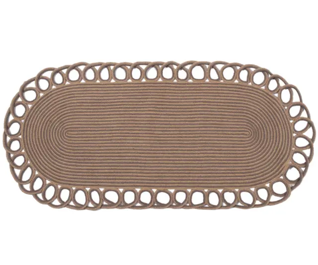Χαλί γιούτα 1911 (70cm x 160cm) light grey - -