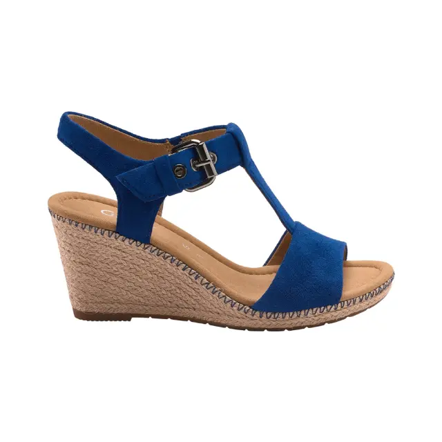 Gabor Πλατφόρμες Γυναικείο δέρμα Nubuck Μπλέ GAB/62824 46-MARE