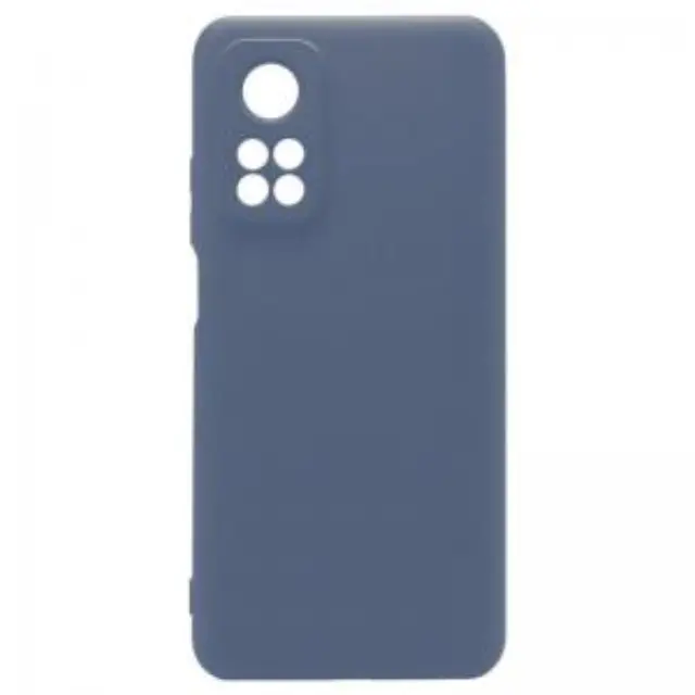 Θήκη Liquid Silicon inos Xiaomi Mi 10T 5G/ Mi 10T Pro 5G L-Cover Μπλε Ραφ N53985 3