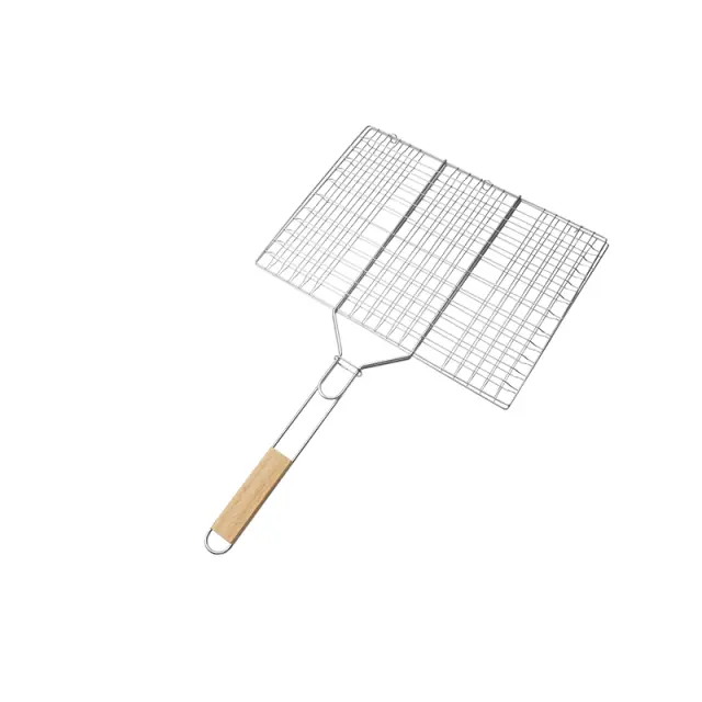 Bormann Elite BBQ1017 - Διπλή Ανοξείδωτη Σχάρα Ψησίματος Μ40,5Xπ30cm (065173) 2