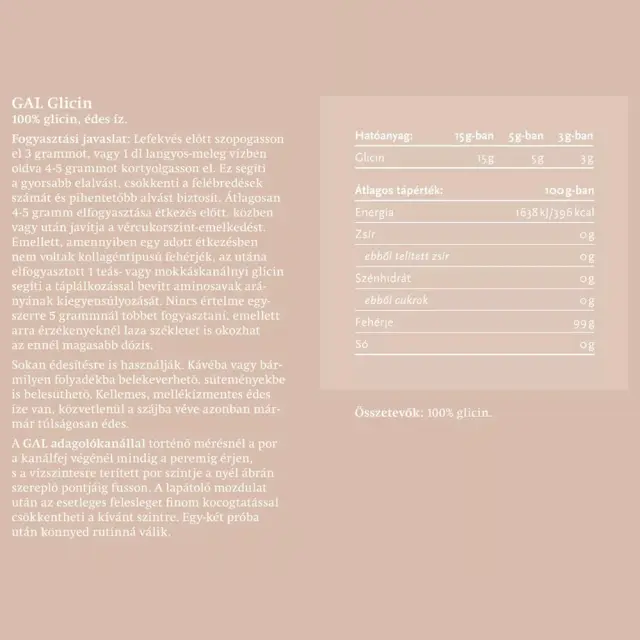 GAL Glycine Powder 500 g 2