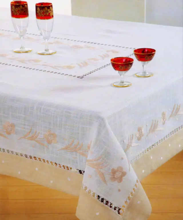 Τραπεζομάντηλο χειρός 091-1 (170cm x 350cm) - -