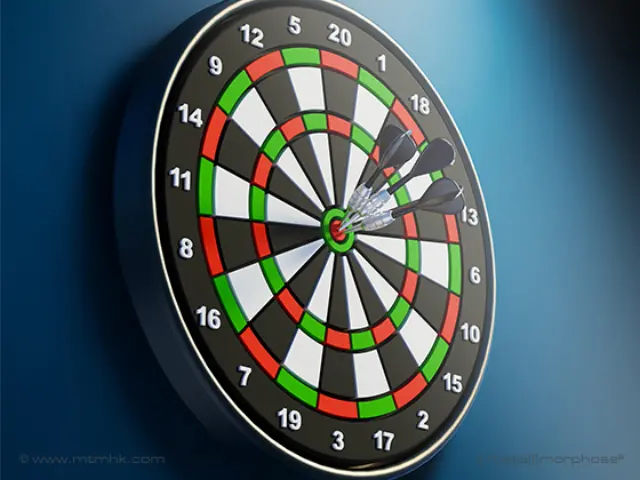 Chocli Μεταλλικό Μπρελόκ / Metal Keyring: Darts 2