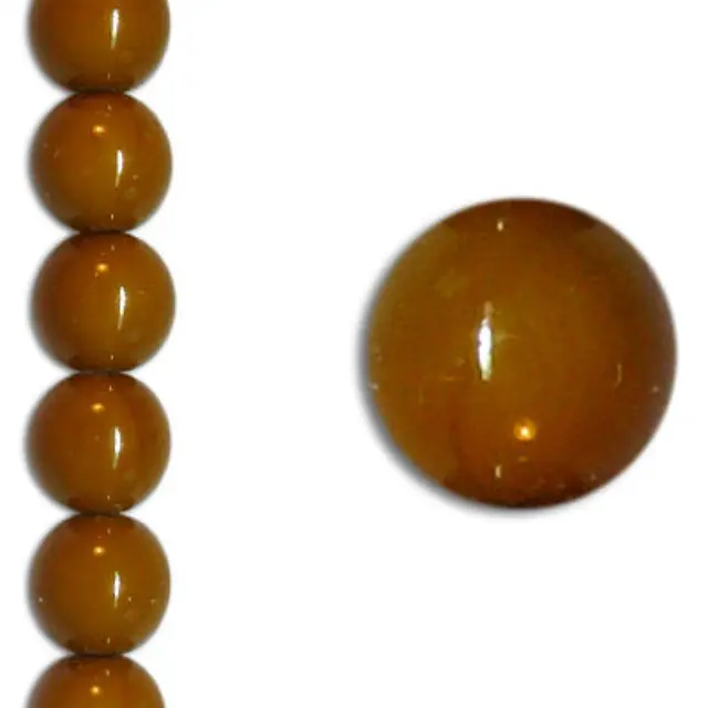 Χάντρα Glass Pearl Party Golden Taupe 8mm ~22τεμ
