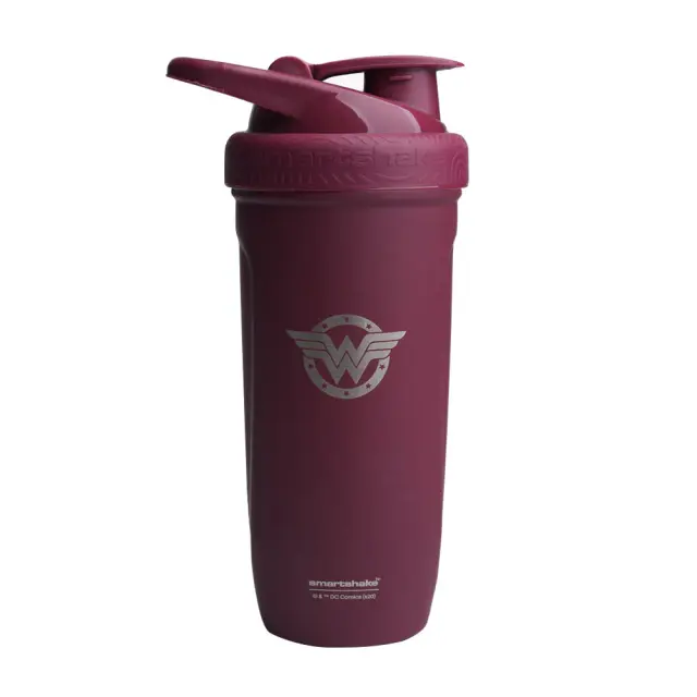 SmartShake Stainless Steel Shaker Wonderwoman, 900 ml