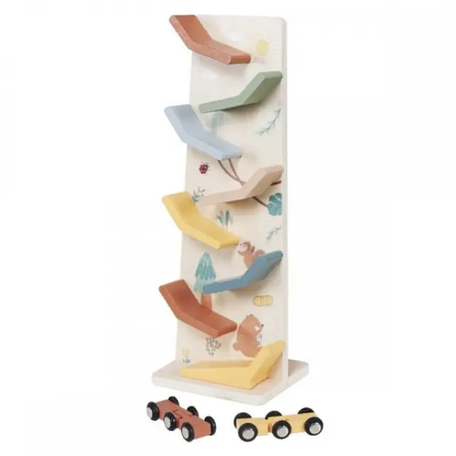 Moni Toys Ξύλινη Πίστα με Αυτοκινητάκια W04E475