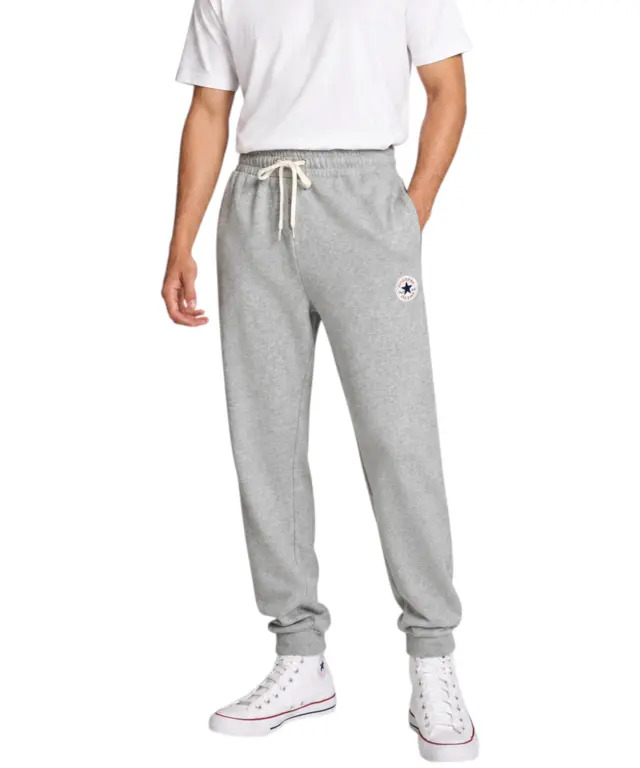 Converse - Ανδρικό Παντελόνι Φόρμας Chuck Patch Jogger CVM6B093-M6X Γκρι