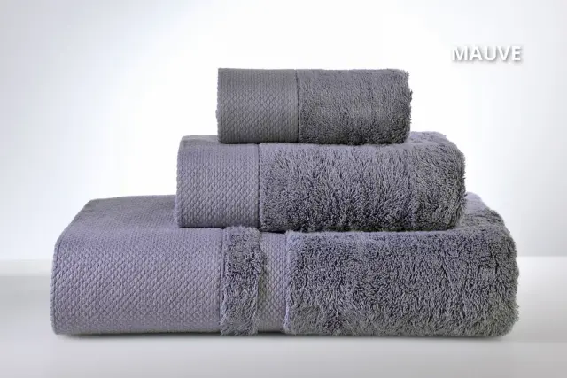 Σετ πετσέτες 600gsm New Rosa Mauve Σετ 3ων τεμαχίων (30x50, 50x90, 100x150)