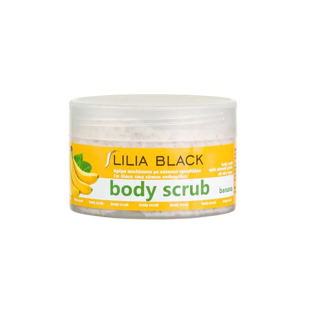 Lilia Black Body Scrub Μπανάνα 250ml