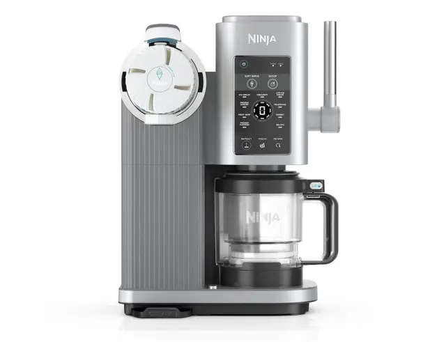 Παγωτομηχανή Ninja CREAMi Scoop & Swirl NC701EU με 13 προγράμματα, ισχύ 800W και χωρητικότητα 480ml - ΑσημίNC701EU