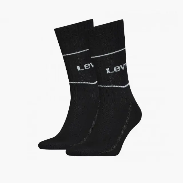 Κάλτσες Levis Short Cut Logo Sport 2 Ζεύγη 37157-0666 Μαύρο - 39-42
