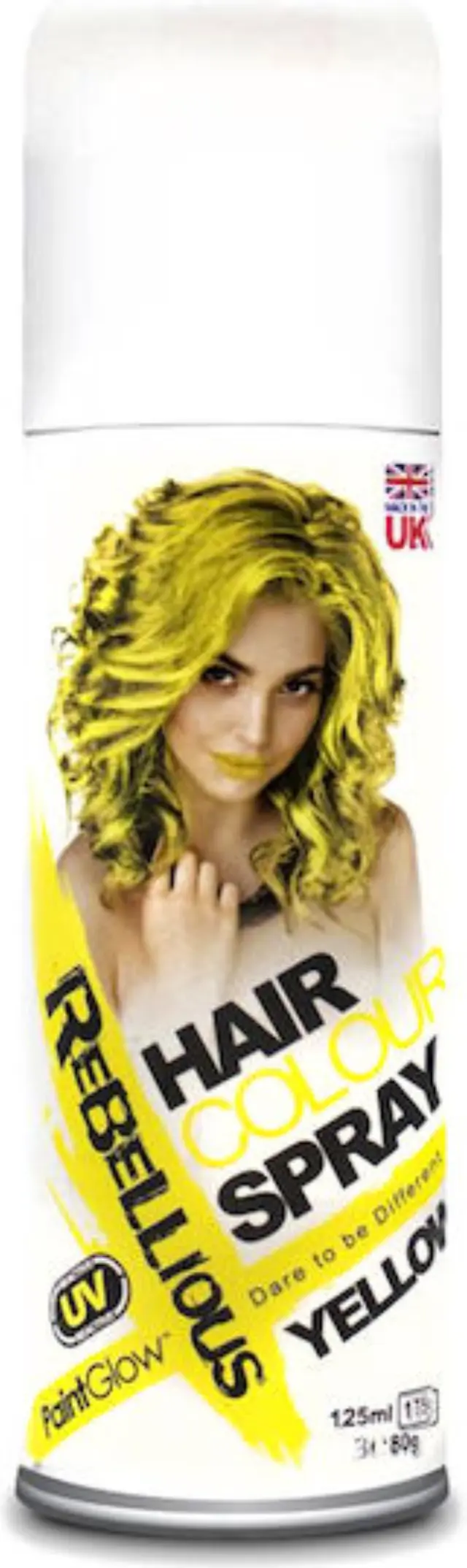 Paintglow Προσωρινή Βαφή Μαλλιών σε Spray Yellow 125ml