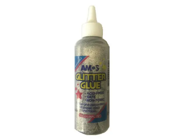 Χρυσόκολλα Amos 120ml Ασημί