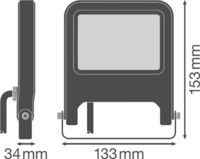 Προβολέας FLOODLIGHT VALUE 20W 4000K IP65 Μαύρος OSRAM LEDVANCE 2