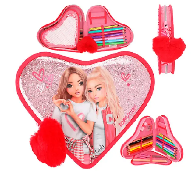 TOPModel - Pencilcase heart shape - ONE LOVE - (0412260) - Toys