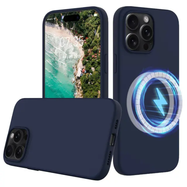 Magsafe Θήκη για iPhone 16 Pro Max- Dark Blue OEM