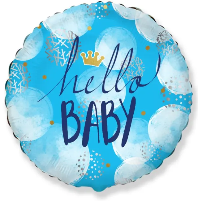 Μπαλόνι Φοιλ 18 Hello Baby Boy  / 46 εκ