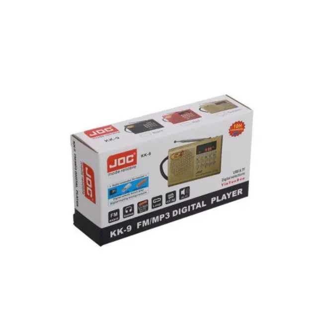 Επαναφορτιζόμενο ραδιόφωνο - JOC-KK9 - 370175 - Black 2