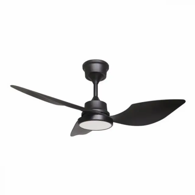 Spot Light Ανεμιστήρας Οροφής 130cm με Φως και Τηλεχειριστήριο Μαύρος