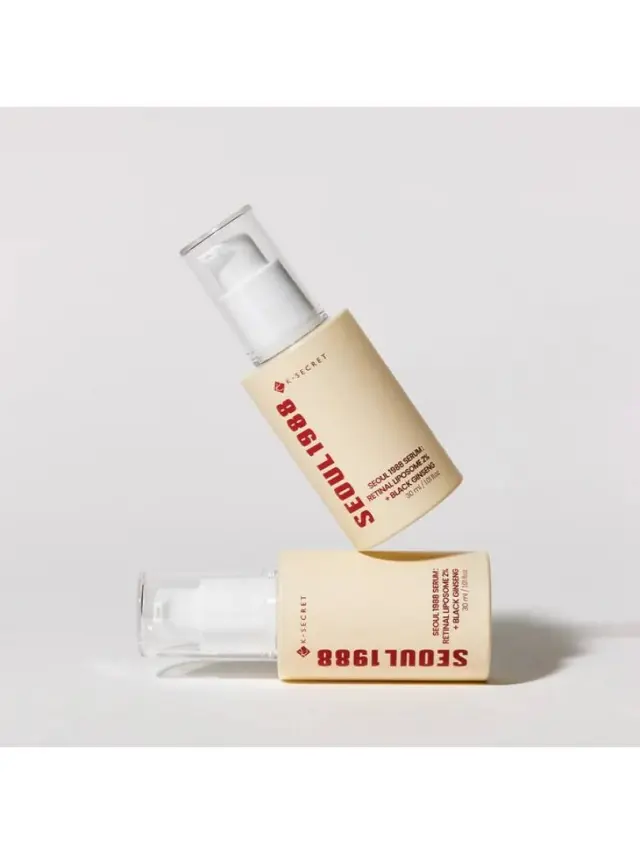 K-Secret Seoul 1988 Retinal Liposome 2% + Black Ginseng Αντιγηραντικό Serum Προσώπου & Ματιών με Bakuchiol & Ρετινάλη για Λάμψη & Αποτοξίνωση 30ml 3
