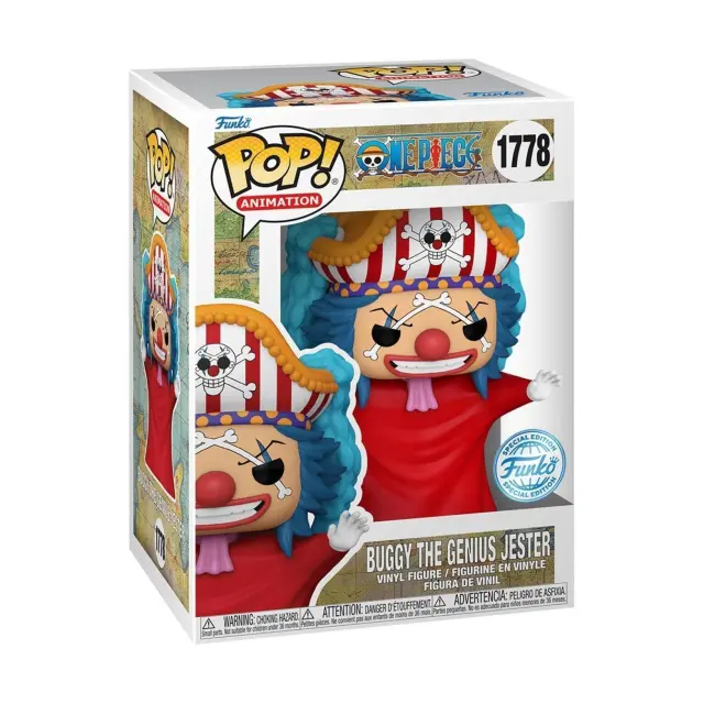 Funko Pop! Animation: One Piece - Buggy The Genius Jester (Special Edition) #1778 Vinyl Figure (82834) 2
