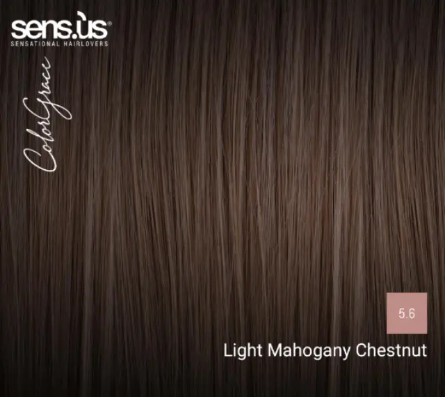 Sensus Color Grace M3K 5.6 Light Mahogany Chestnut 100ml - (μόνιμη βαφή μαονί ανοιχτό καστανό) 2