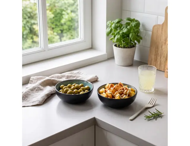 Σετ κεραμικά Μπολ Tapa Company (24301846) - 2 Τεμάχια σε 3 επιλογές χρώματος κόκκινο, πράσινο, μπλε 24301846