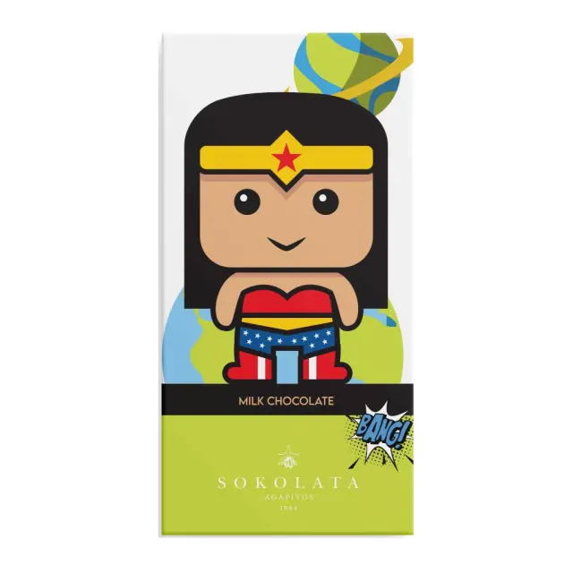 Agapitos WONDER SuperHero Milk Chocolate 100gr