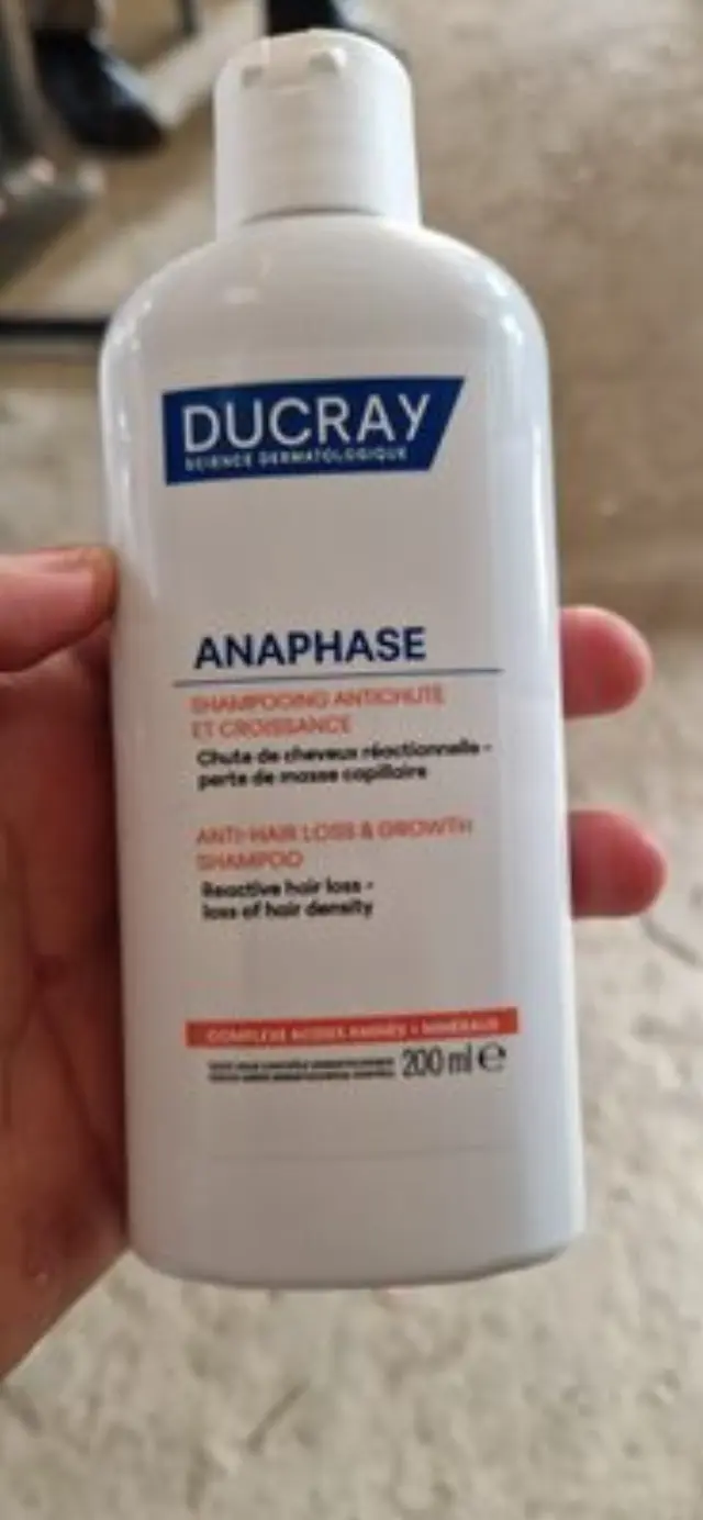 Ducray Anaphase+ Anti-Hair Loss & Growth Σαμπουάν Ανάπτυξης των Μαλλιών & κατά της Αντιδραστικής Τριχόπτωσης με Σύμπλεγμα Αμινοξέων & Μετάλλων, 200ml