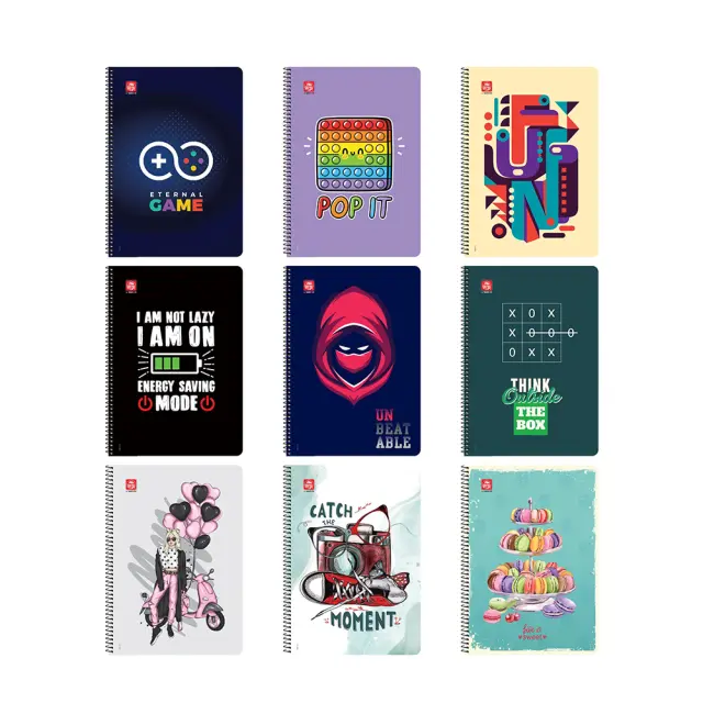 Τετράδιο Σπιράλ 3 Θεμάτων Typotrust Trendy 21x29cm / 4543-13 (Typotrust)