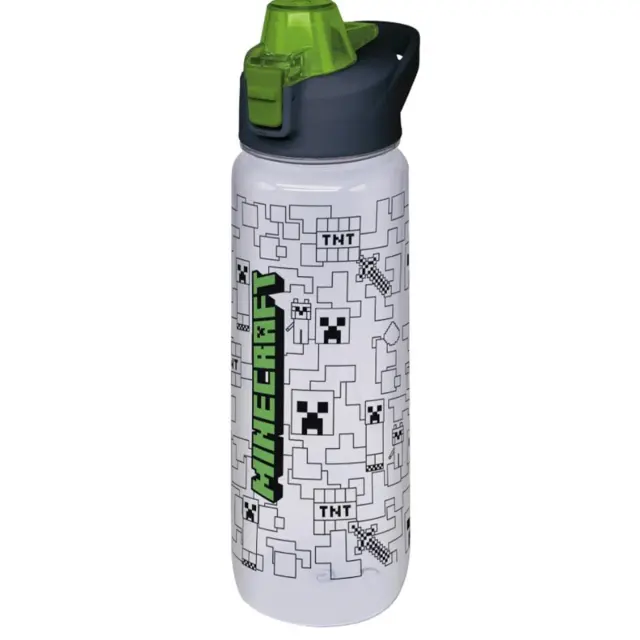 Παγούρι Πλαστικό διαφανές MINECRAFT - "Lock Top" Sport Bottle 1075 ml 56031313