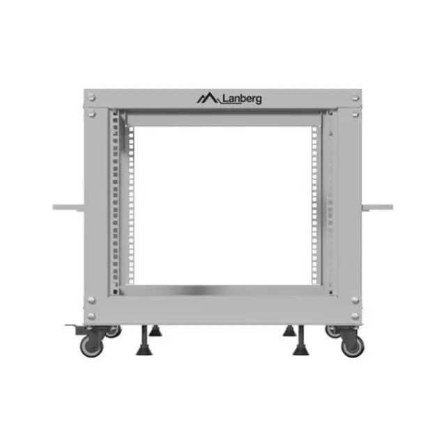 Lanberg Open Rack19" 9U 600X600-1100 Adjustable Gray (OR01-6109-S)