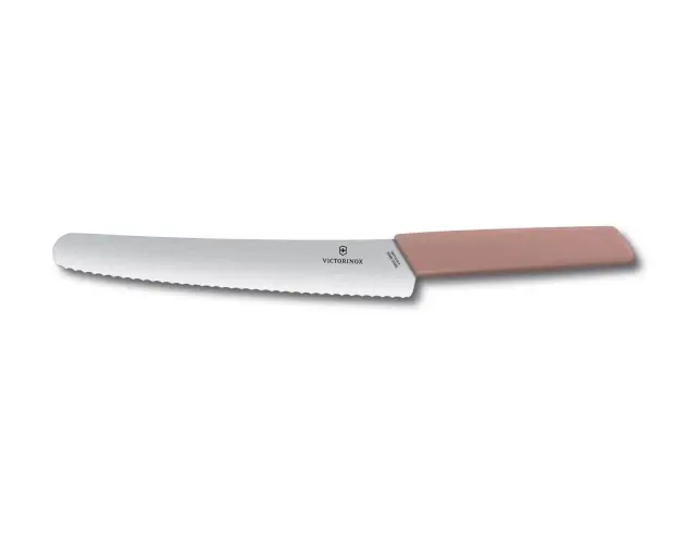 Μαχαίρι Victorinox Swiss Modern με μήκος λεπίδας 22cm - Pink6.9076.22W5B 2