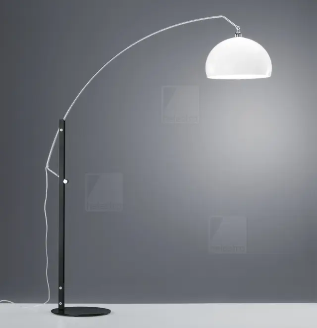 DORO Floor Luminaire E27 Direct/Indirect black-white Μαύρο