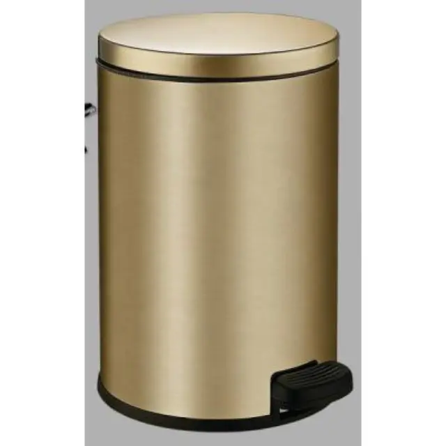 41-5000 ELITE ΧΑΡΤΟΔΟΧΕΙΟ pedal 5 lt gold brushed GLORIA