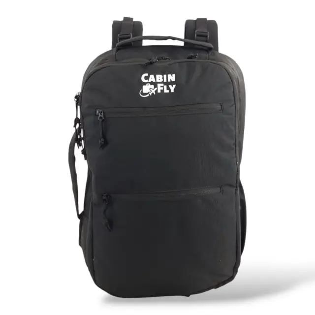 Σακίδιο Πλάτης Καμπίνας 55x40x20 CabinFly Skyrocket CF004. 44lt - Μαύρο 2