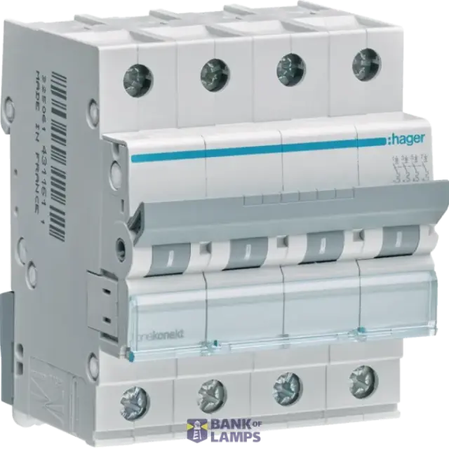 Disjunctor 4P 6kA C-6A 4M
