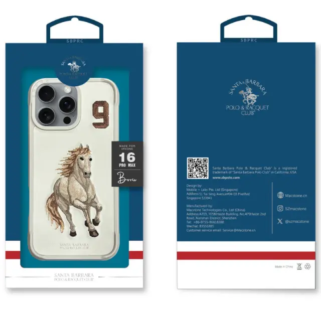 Santa Barbara Polo Racquet Club iPhone 16 Pro Max Boris - Μπεζ