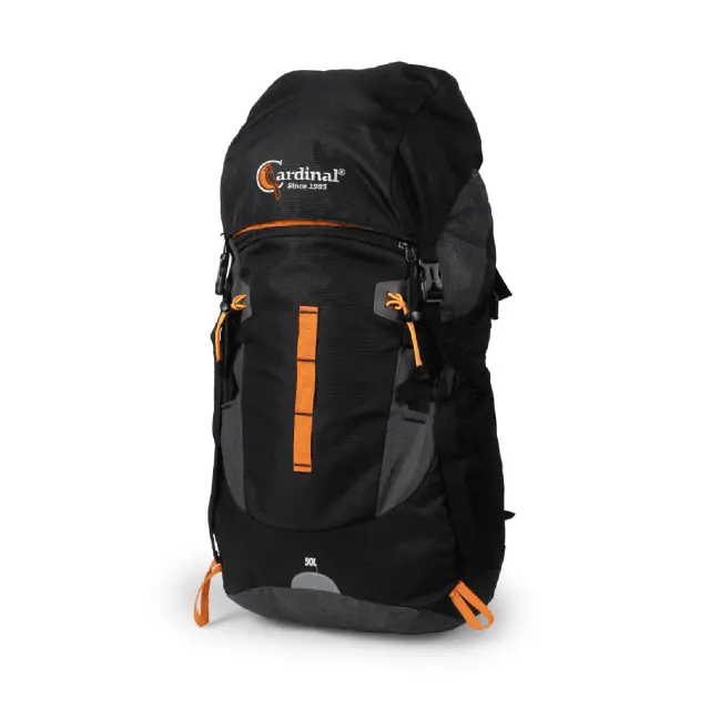 Σακίδιο πεζοπορίας, αδιάβροχο Daypack Cardinal 50L 790 μαύρο - One Size