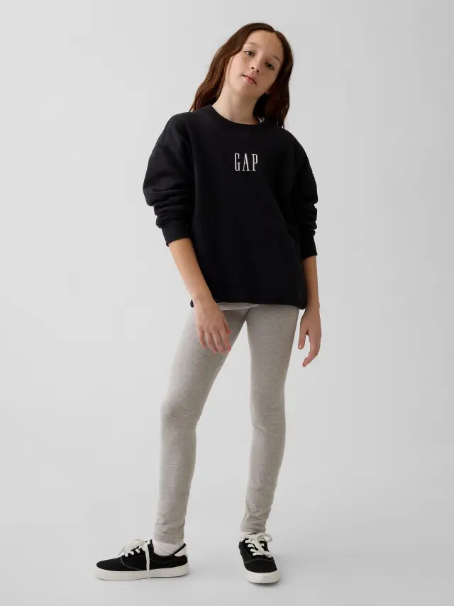 Γκρι Παιδικό Κολάν από Οργανικό Βαμβάκι Light heather grey - S